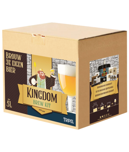 Kit kingdom brew triple inclus malts-levures-houblons