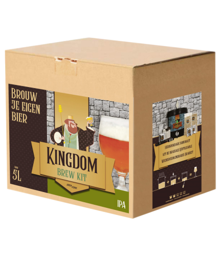 Kit kingdom brew ipa inclus malts-levures-houblons
