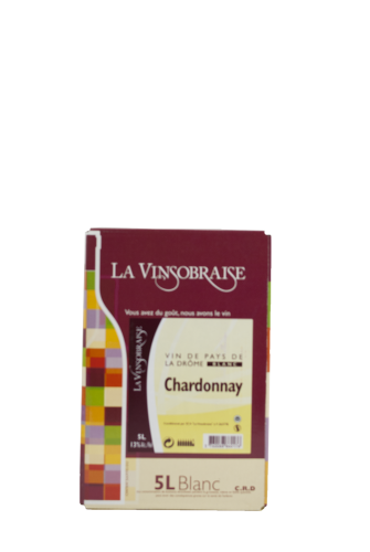 Bib 5 l. chardonnay blanc la vinsobraise