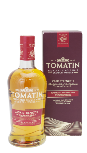Whisky tomatin cask strength fut bourbon/olorosso