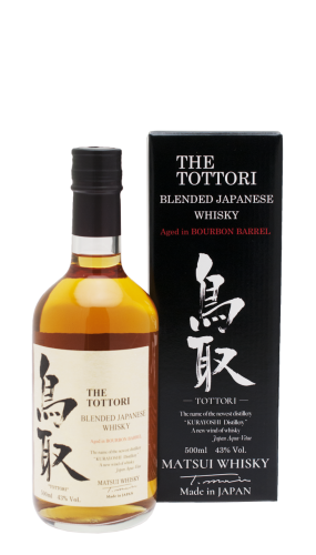 Whisky tottori aged in bourbon barrel