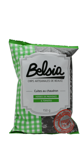 Chips belsia herbes provence & tomate 150 g.