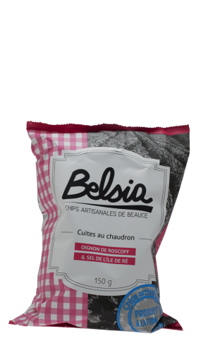 Chips belsia oignons roses 150 g.